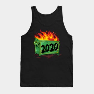2020 dumpster fire t shirt design Tank Top